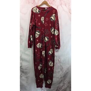 A Christmas Story Pajamas Size XL One Piece Jumpsuit Union Fleece PJ Footsie